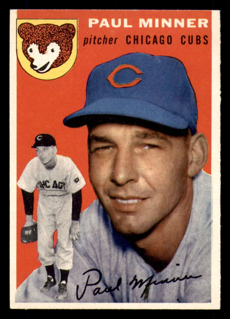 1954 Topps #28 Paul Minner Ex-Mint 