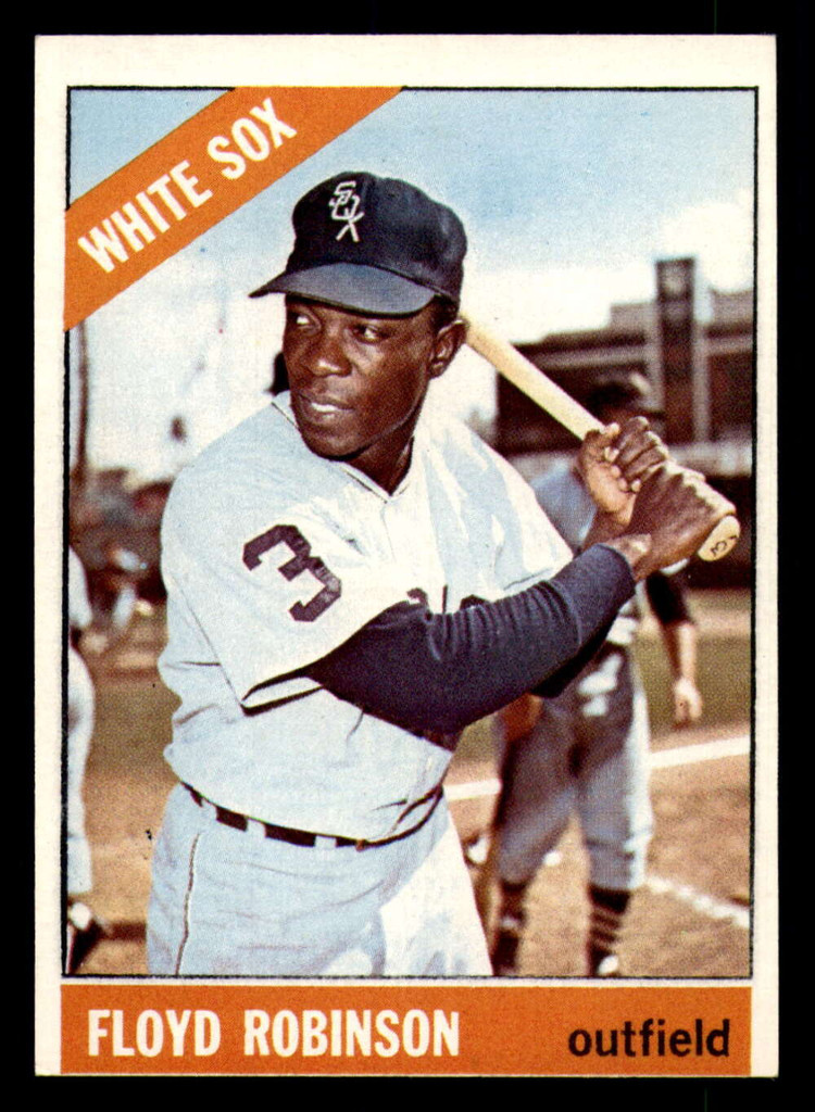 1966 Topps #8 Floyd Robinson Miscut White Sox  ID:358531