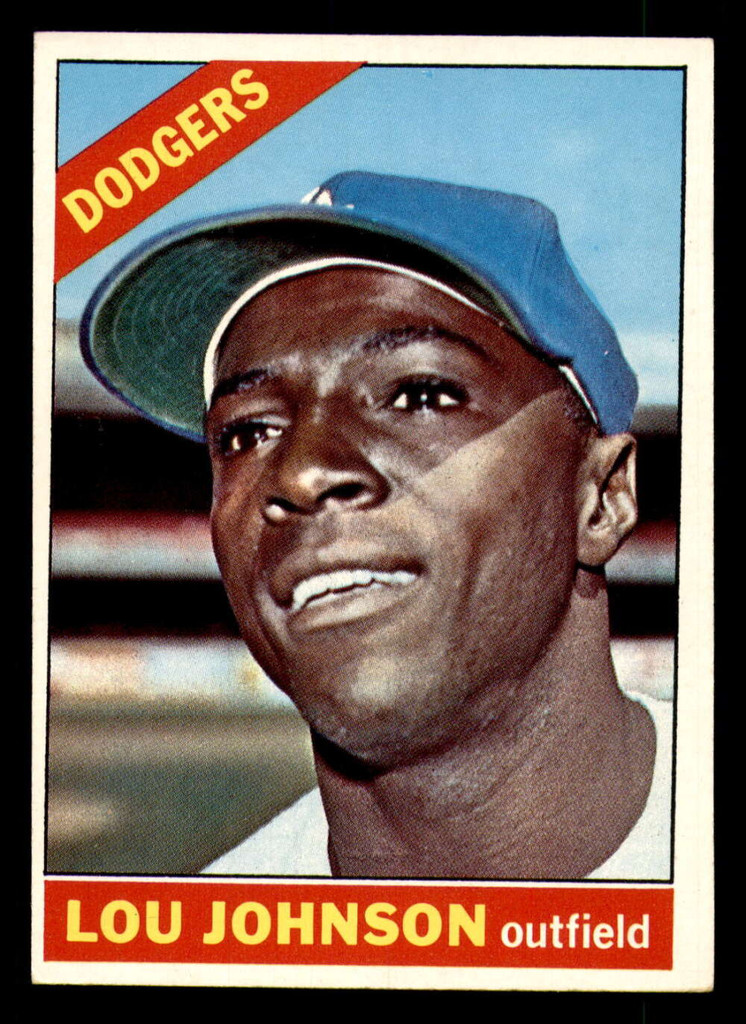 1966 Topps #13 Lou Johnson Excellent+ 