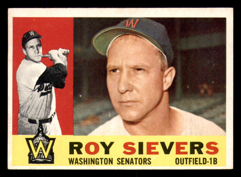 1960 Topps #25 Roy Sievers Ex-Mint  ID: 359159