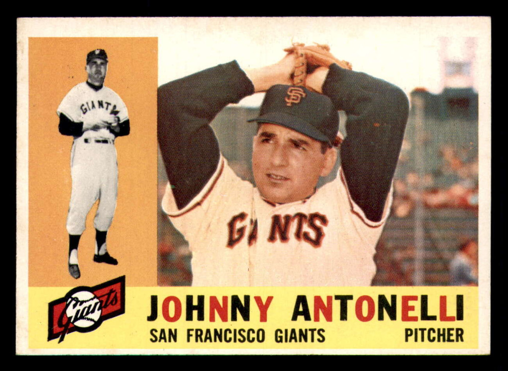 1960 Topps #80 Johnny Antonelli Ex-Mint  ID: 359686