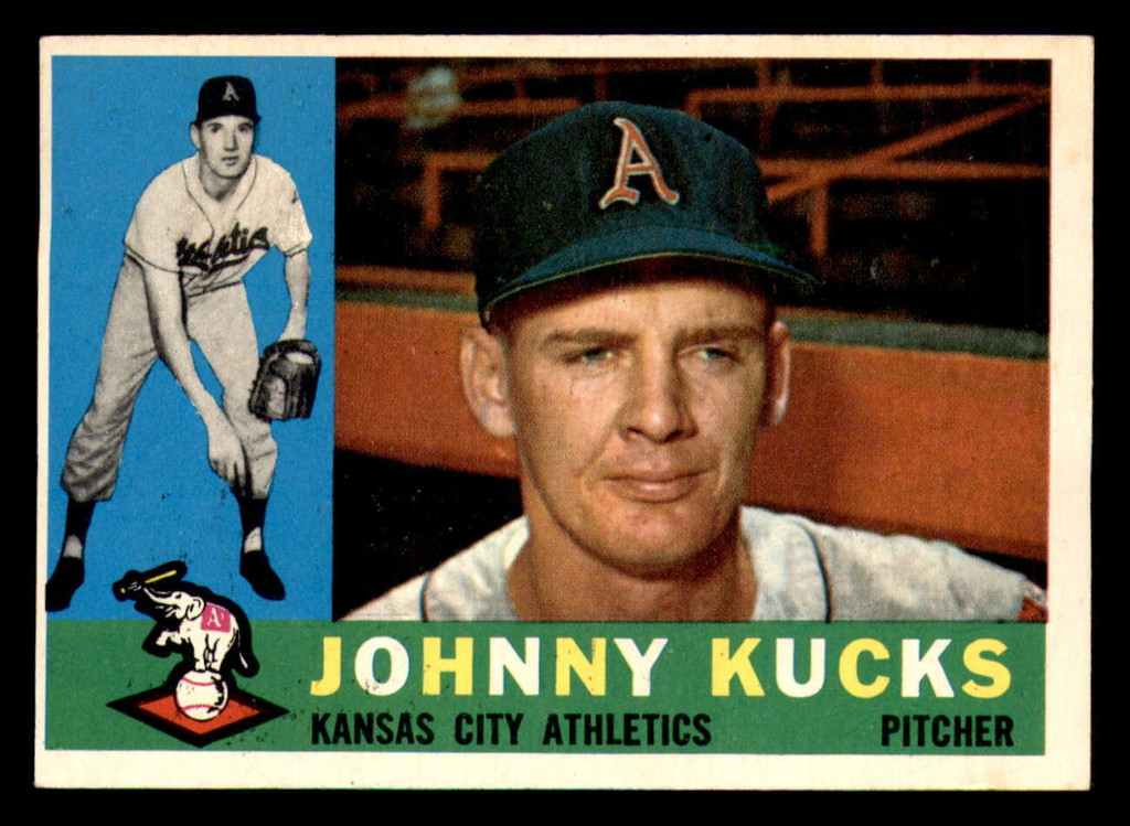1960 Topps #177 Johnny Kucks Ex-Mint  ID: 359811