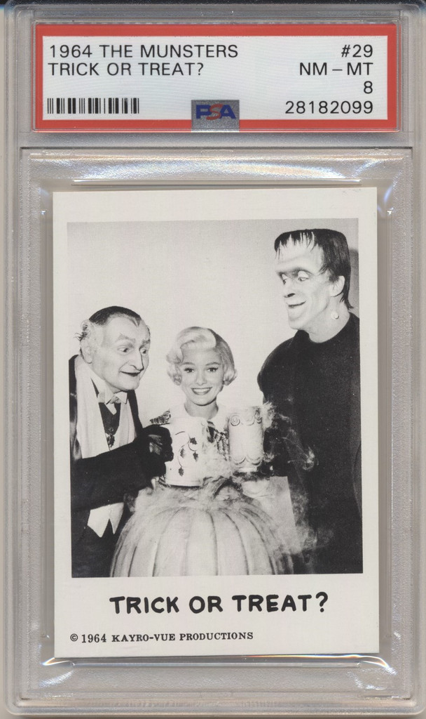 1964 Leaf The Munster  #29  Trick Or Treat ?  PSA 8 NM-MT  #*