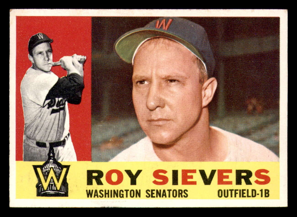 1960 Topps #25 Roy Sievers Excellent+  ID: 359813