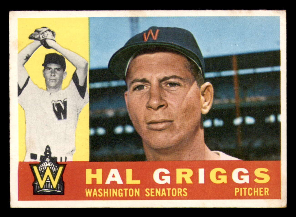 1960 Topps #244 Hal Griggs Very Good  ID: 359896