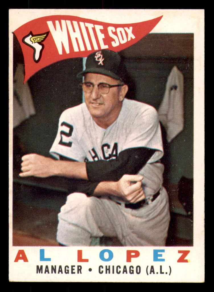 1960 Topps #222 Al Lopez MG Excellent+  ID: 360502