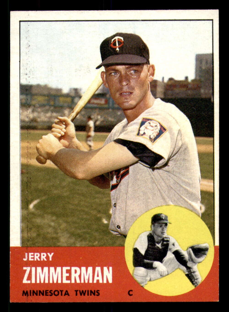1963 Topps #186 Jerry Zimmerman NM-Mint 