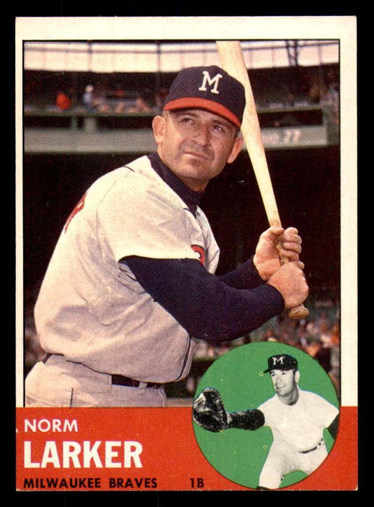 1963 Topps #536 Norm Larker Ex-Mint  ID: 361612