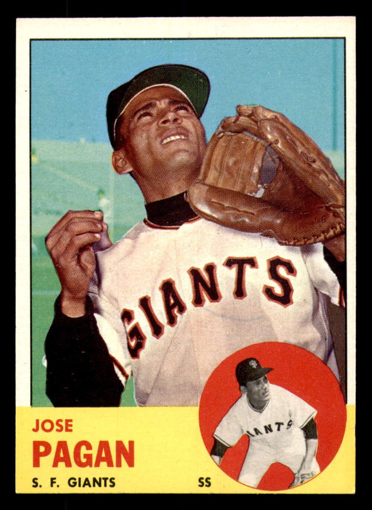 1963 Topps #545 Jose Pagan Ex-Mint  ID: 361617