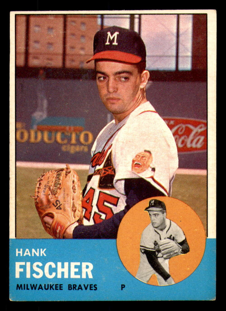 1963 Topps #554 Hank Fischer Excellent+ RC Rookie  ID: 361624