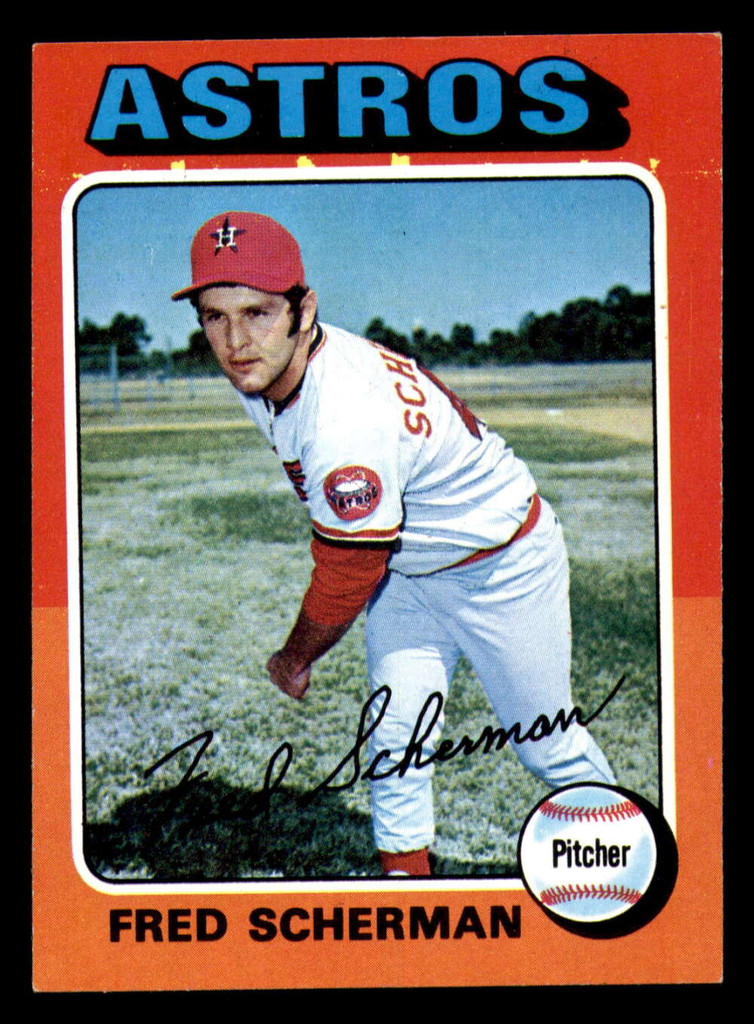 1975 Topps #252 Fred Scherman Ex-Mint  ID: 362204