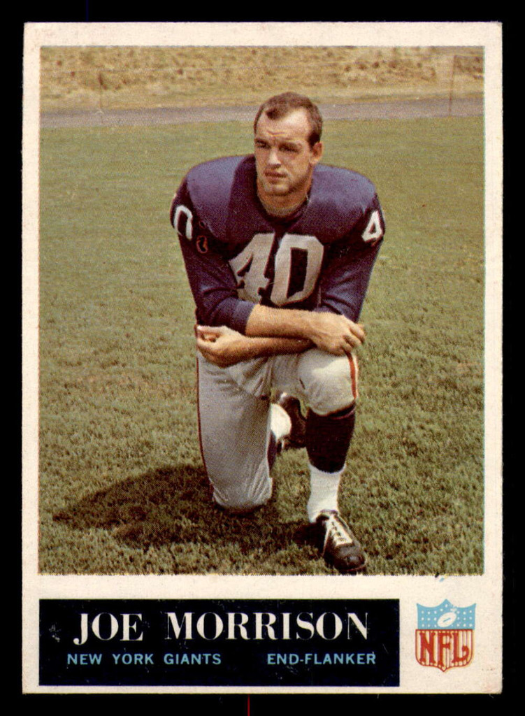 1965 Philadelphia #120 Joe Morrison Ex-Mint RC Rookie 