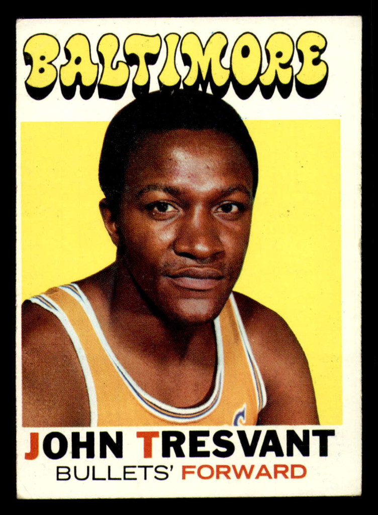 1971-72 Topps #37 John Tresvant DP Excellent+  ID: 363258