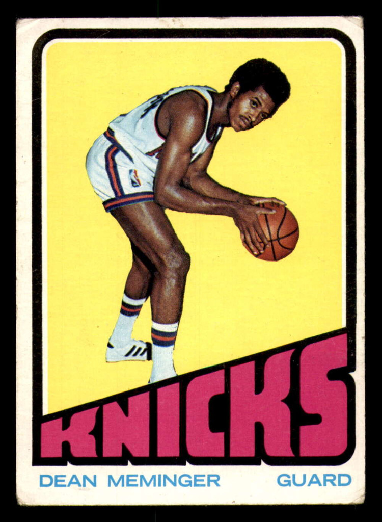1972-73 Topps #88 Dean Meminger Very Good RC Rookie 