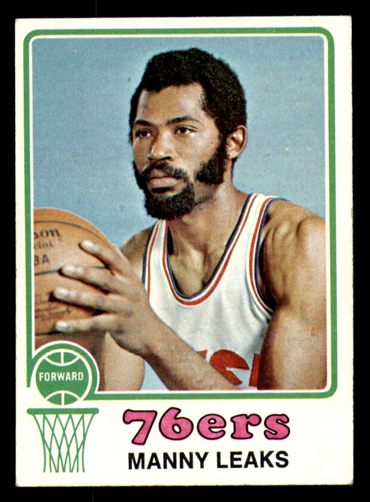 1973-74 Topps #74 Manny Leaks Excellent+  ID: 363710