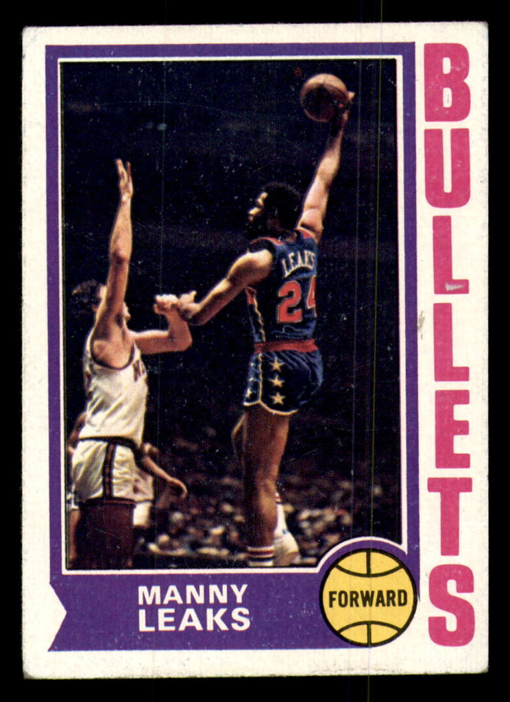 1974-75 Topps #48 Manny Leaks Excellent 