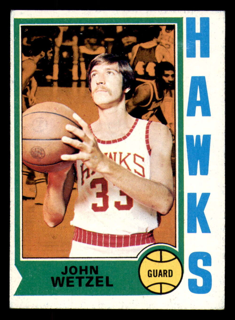 1974-75 Topps #77 John Wetzel Ex-Mint  ID: 364090