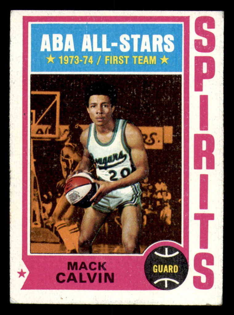1974-75 Topps #245 Mack Calvin Excellent+  ID: 364330