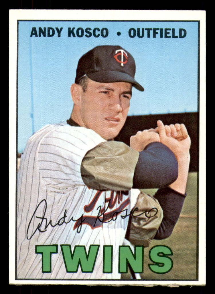 1967 Topps #366 Andy Kosco Near Mint Set Break 