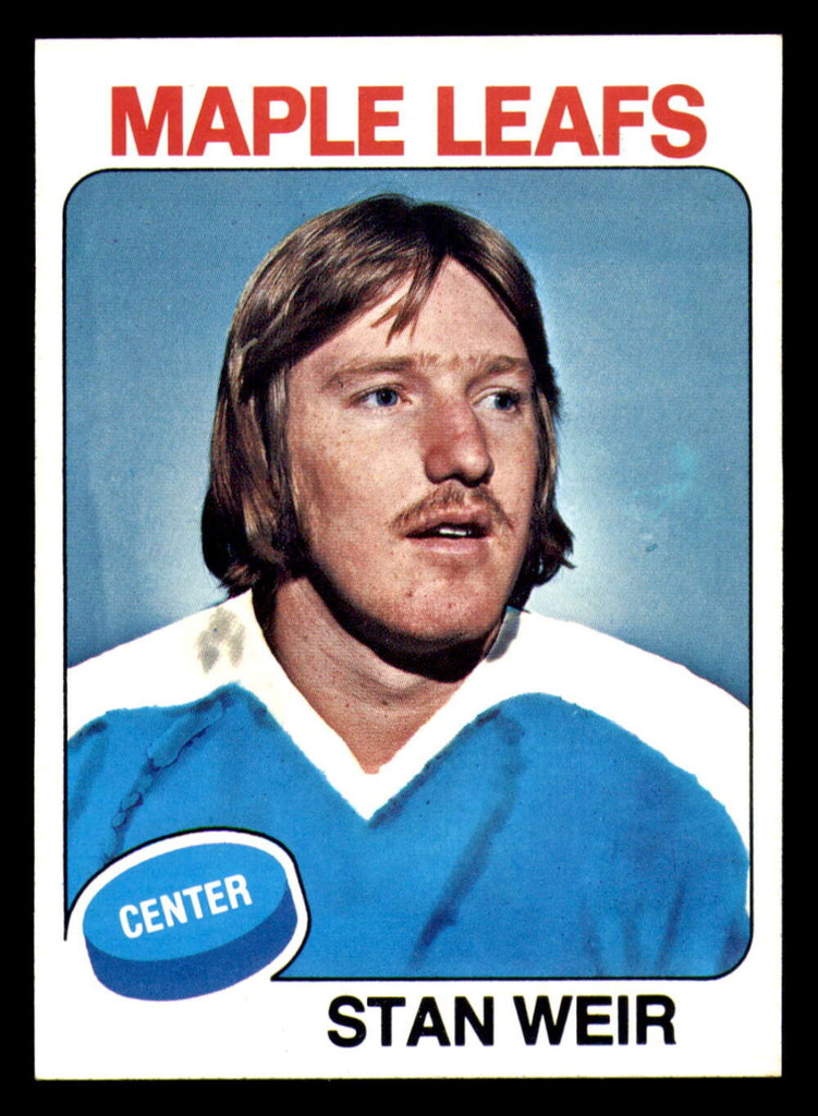 1975-76 Topps #132 Stan Weir Near Mint+  ID: 365660