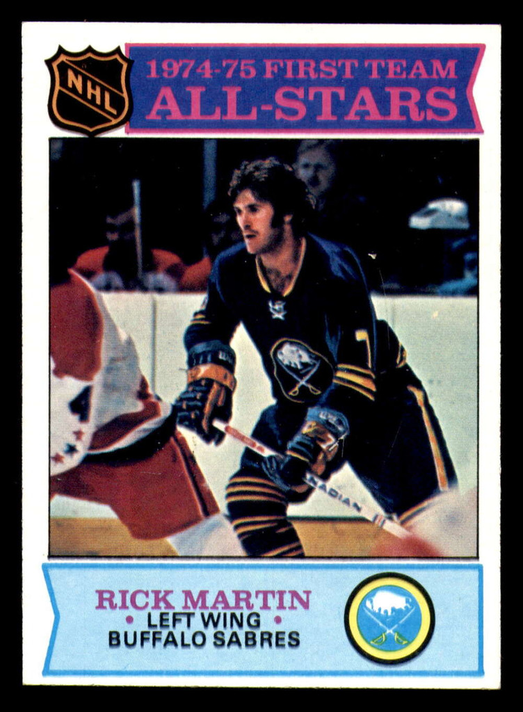 1975-76 Topps #289 Rick Martin AS Near Mint 