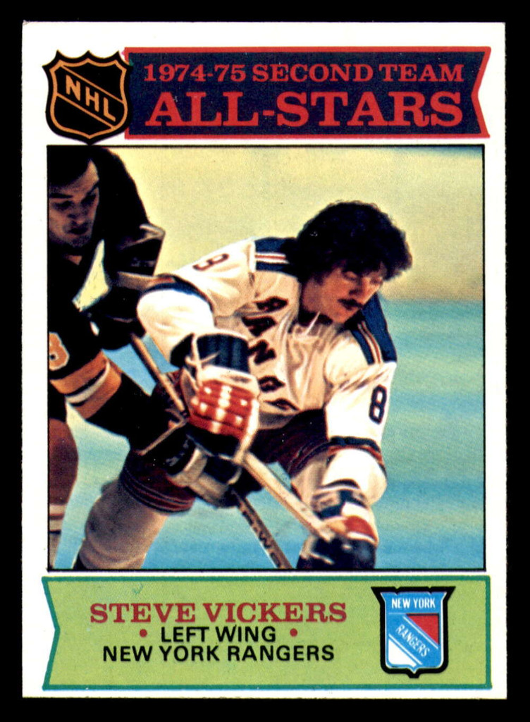 1975-76 Topps #295 Steve Vickers AS Near Mint 