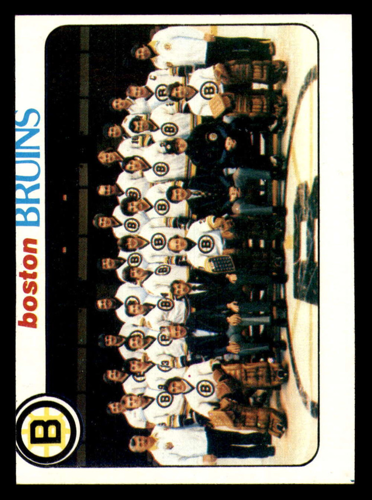 1978-79 Topps #193 Boston Bruins Team Miscut Bruins  ID:366696