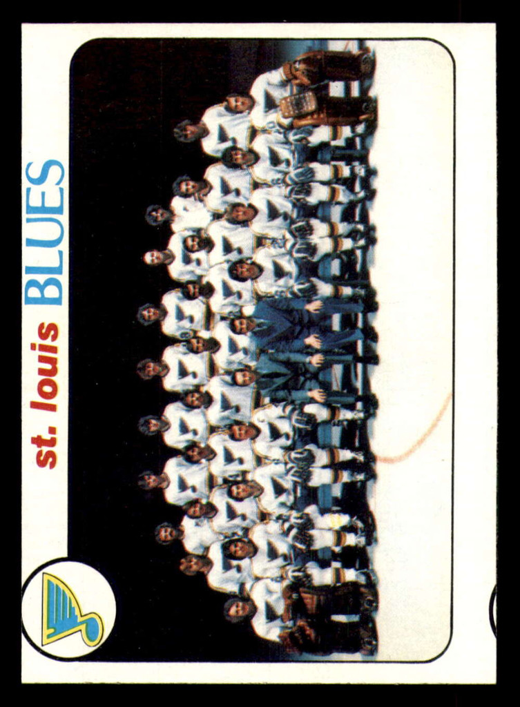 1978-79 Topps #205 Blues Team Miscut Blues  ID:366720