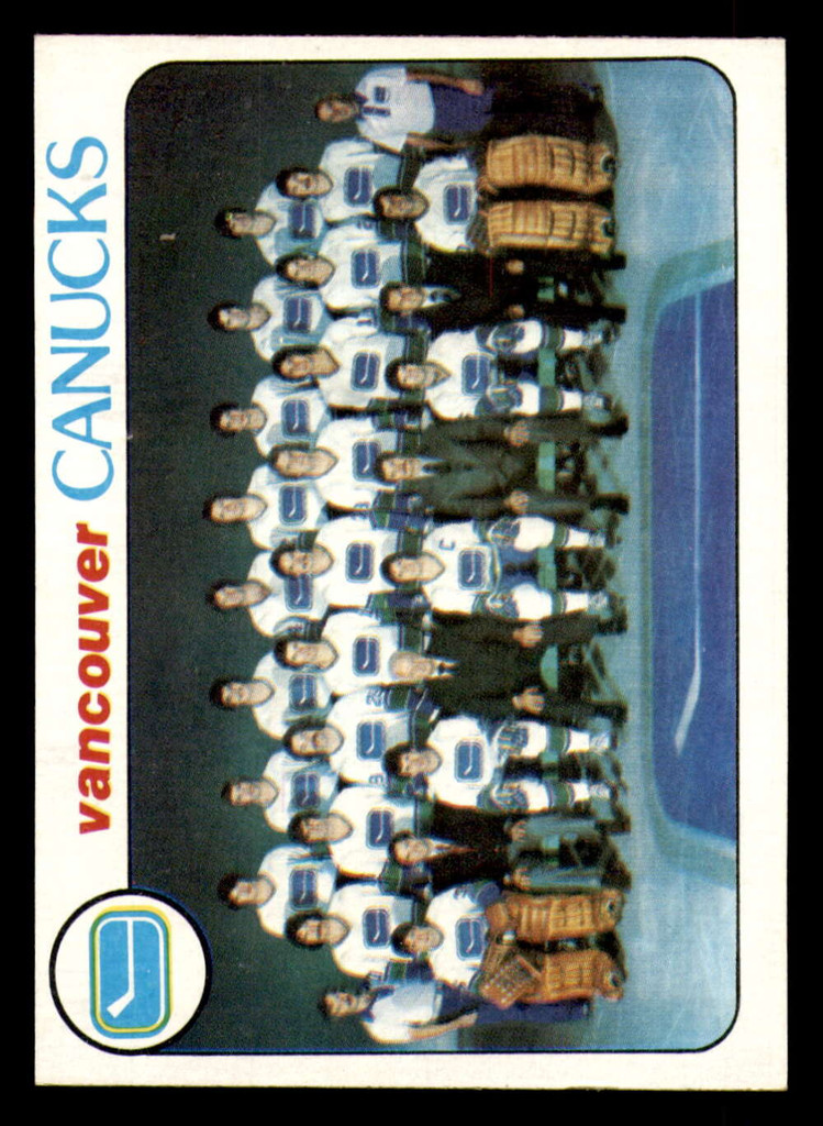 1978-79 Topps #207 Canucks Team Ex-Mint  ID: 366725