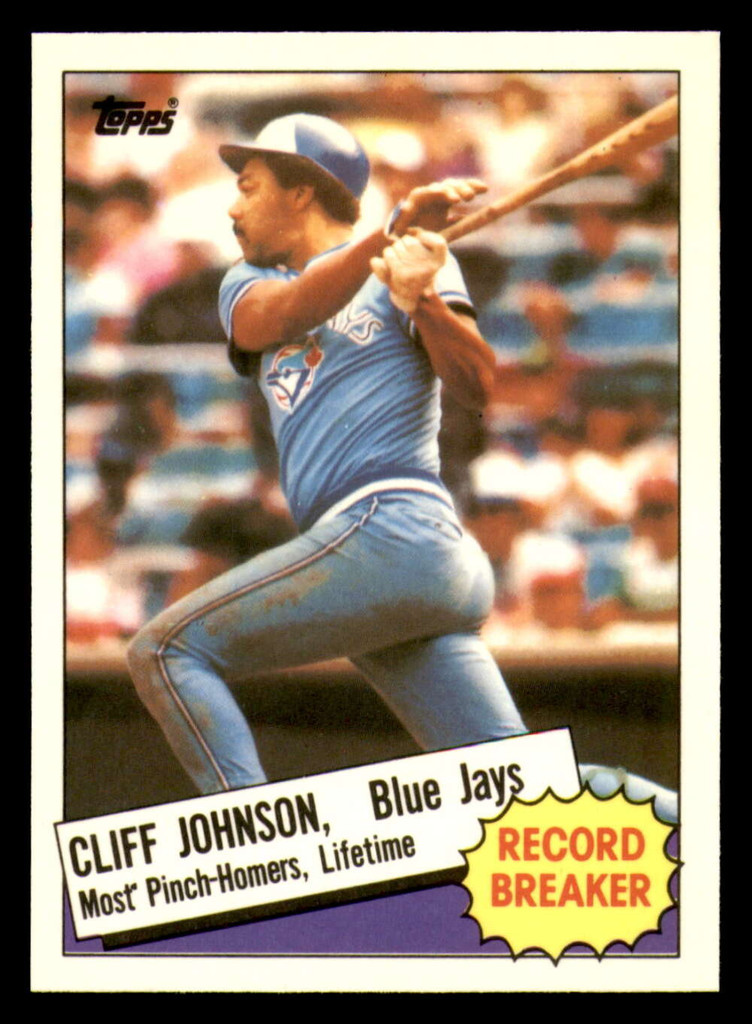 1985 Topps Tiffany #4 Cliff Johnson NM-Mint 