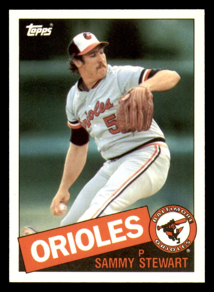 1985 Topps Tiffany #469 Sammy Stewart NM-Mint 
