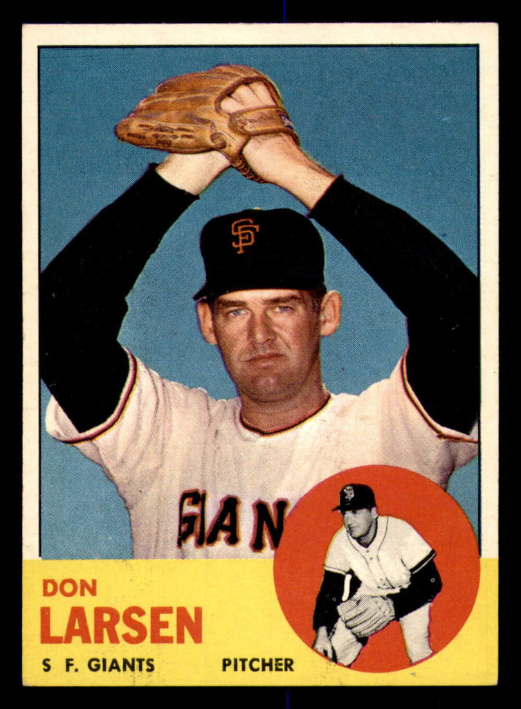 1963 Topps #163 Don Larsen Ex-Mint  ID: 368296