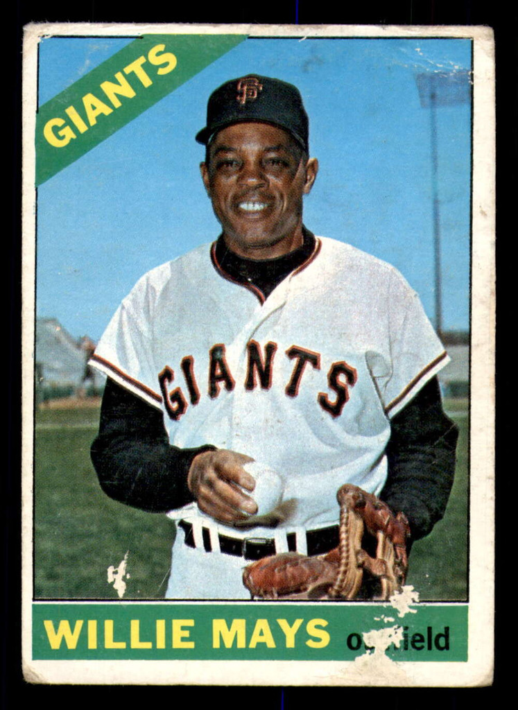 1966 Topps #1 Willie Mays Poor  ID: 368373