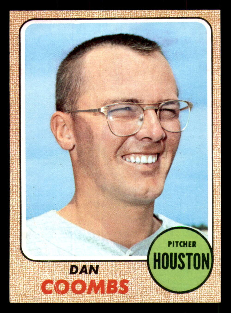 1968 Topps #547 Danny Coombs Very Good  ID: 368738