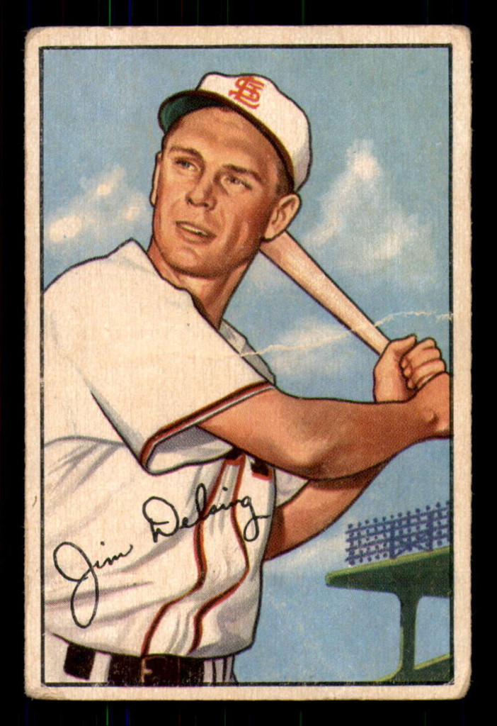 1952 Bowman #157 Jim Delsing G-VG 