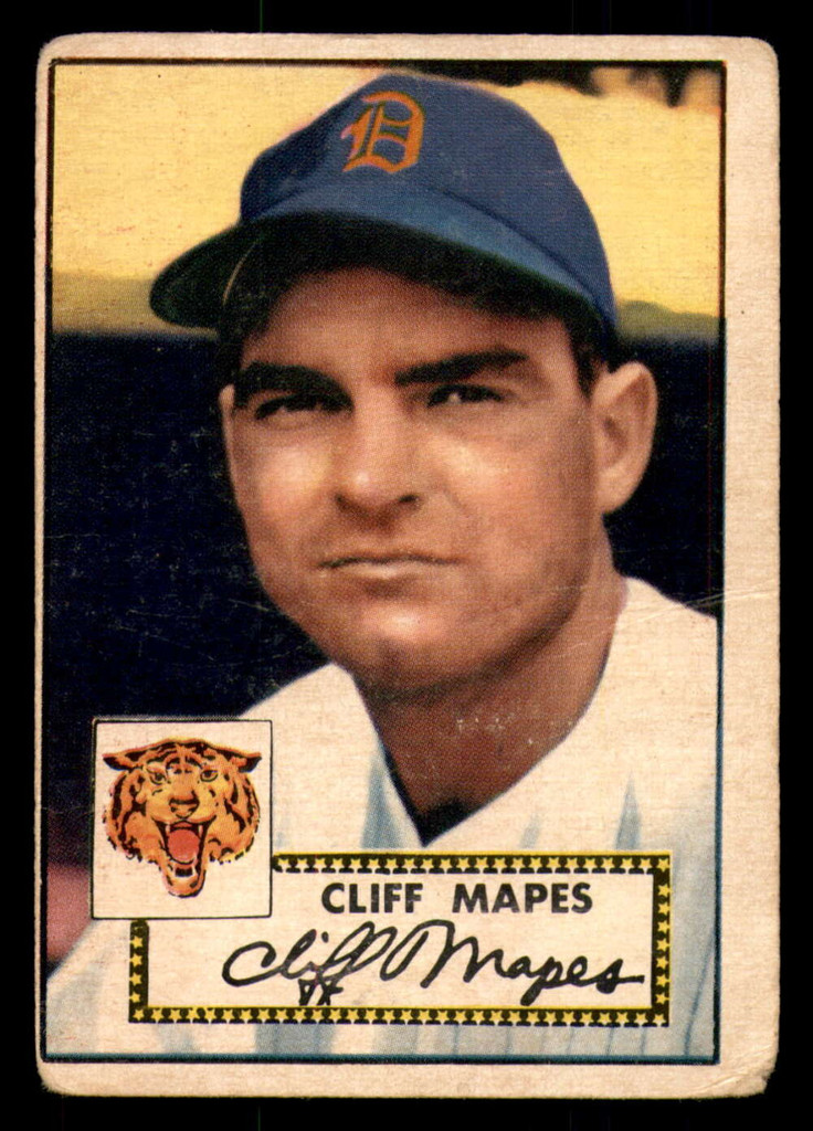 1952 Topps #103 Cliff Mapes Good  ID: 369179
