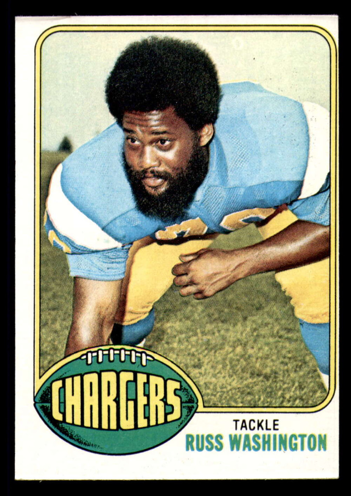 1976 Topps #38 Russ Washington Excellent+ 