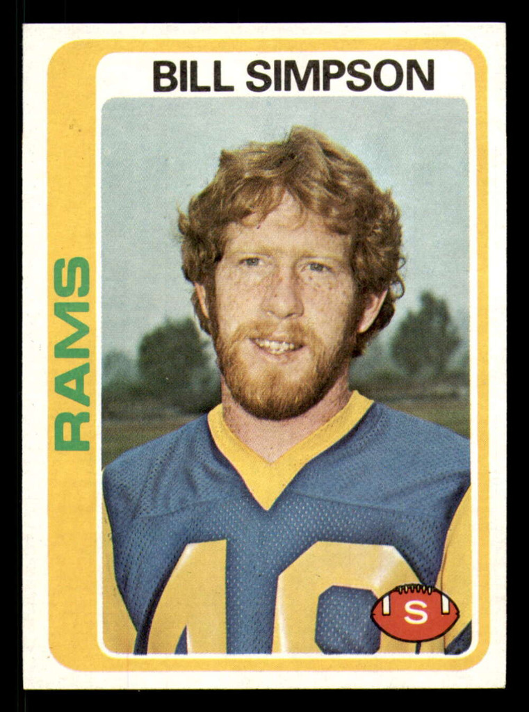 1978 Topps #209 Bill Simpson Ex-Mint 