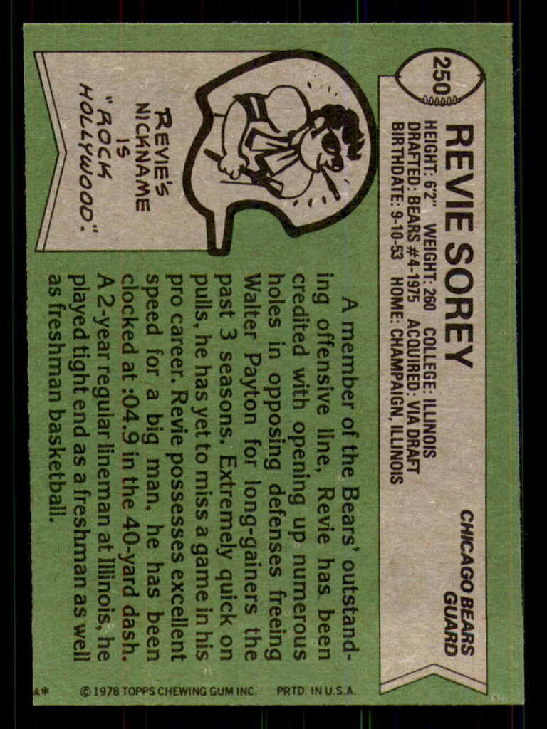 1978 Topps #250 Revie Sorey Near Mint 