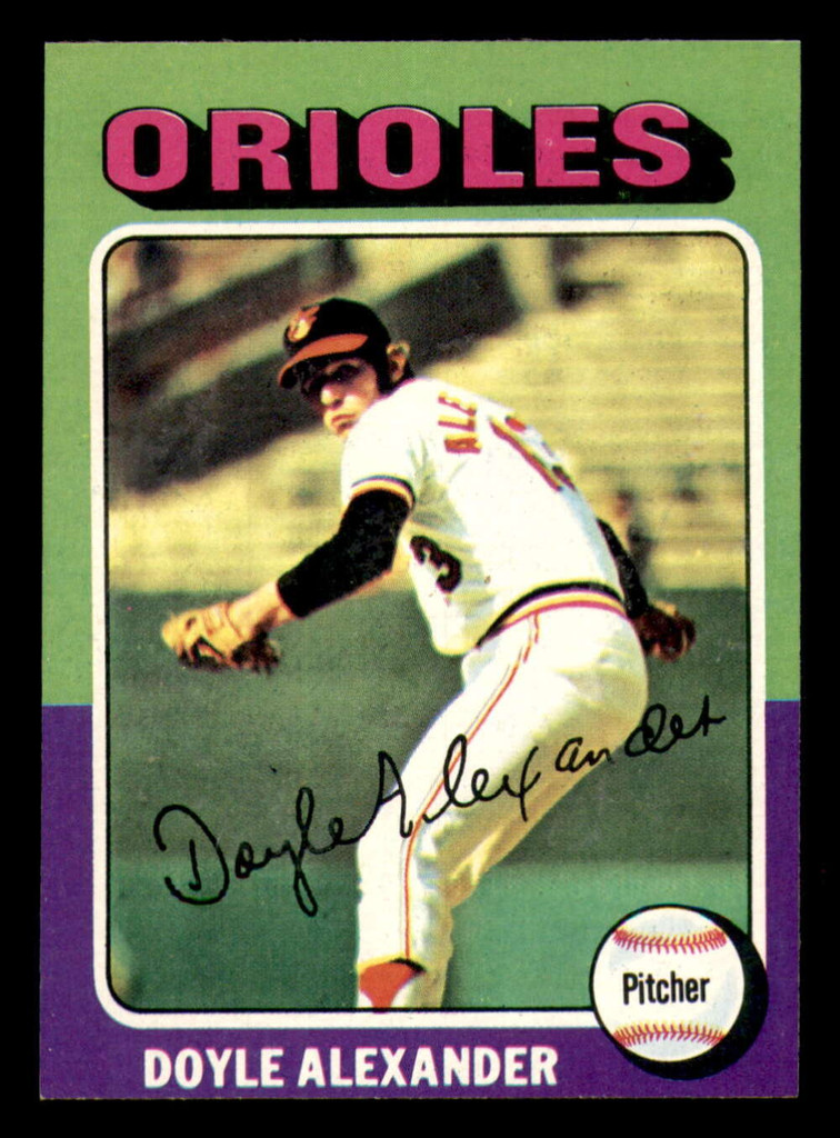 1975 Topps Mini #491 Doyle Alexander Near Mint  ID: 371225