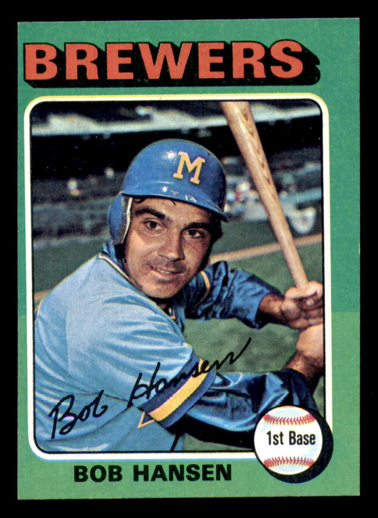 1975 Topps Mini #508 Bob Hansen Near Mint RC Rookie  ID: 371249