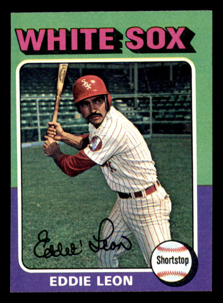 1975 Topps Mini #528 Eddie Leon Near Mint  ID: 371273