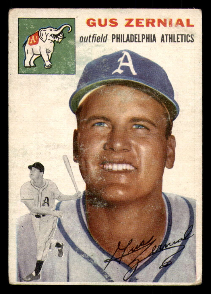 1954 Topps #2 Gus Zernial G-VG  ID: 371471