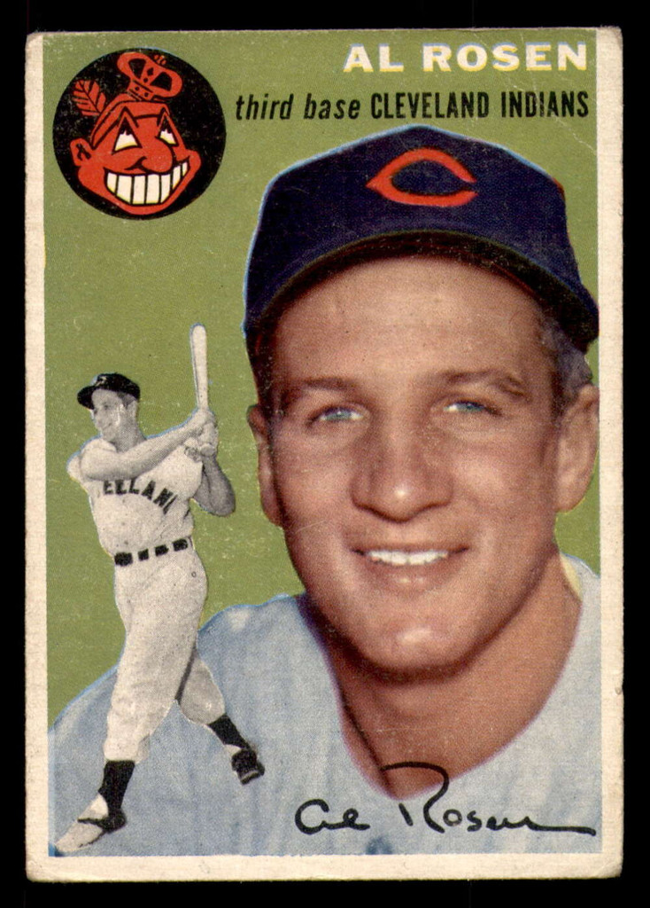 1954 Topps #15 Al Rosen G-VG 