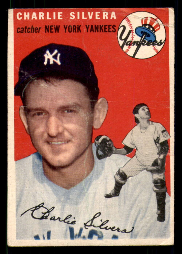 1954 Topps #96 Charlie Silvera Good  ID: 371584
