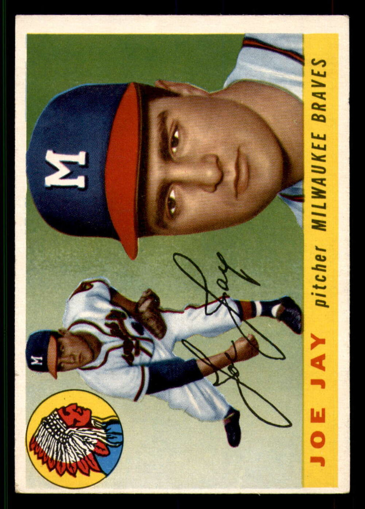 1955 Topps #134 Joe Jay Very Good  ID: 371749