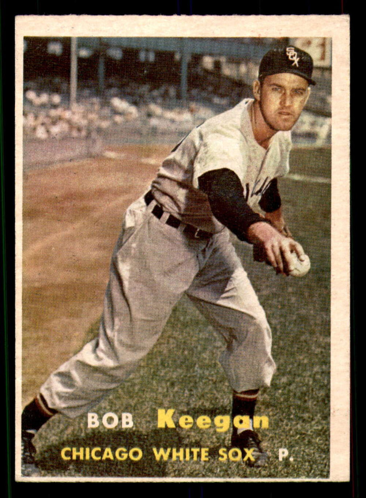 1957 Topps #99 Bob Keegan Excellent 