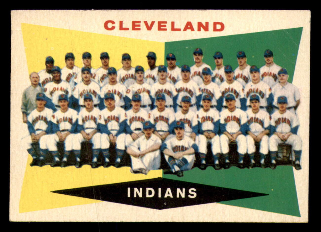 1960 Topps #174 Indians Team Checklist 89-176 Marked Indians ID:371816