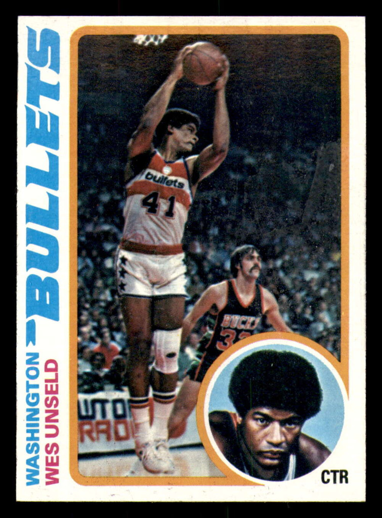 1978-79 Topps #7 Wes Unseld Near Mint+  ID: 371953
