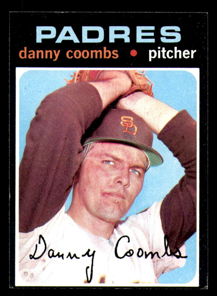 1971 Topps #126 Danny Coombs Ex-Mint 